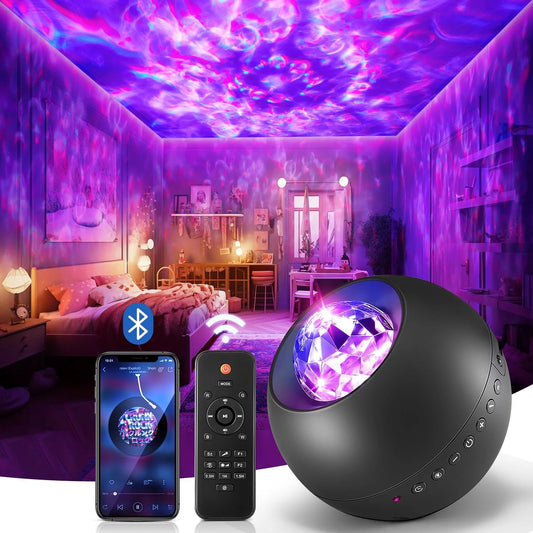 Galaxy Projector Galaxy Light, 4 in1 LED Galaxy Projector 20 Lighting star Effects Light Remote Control