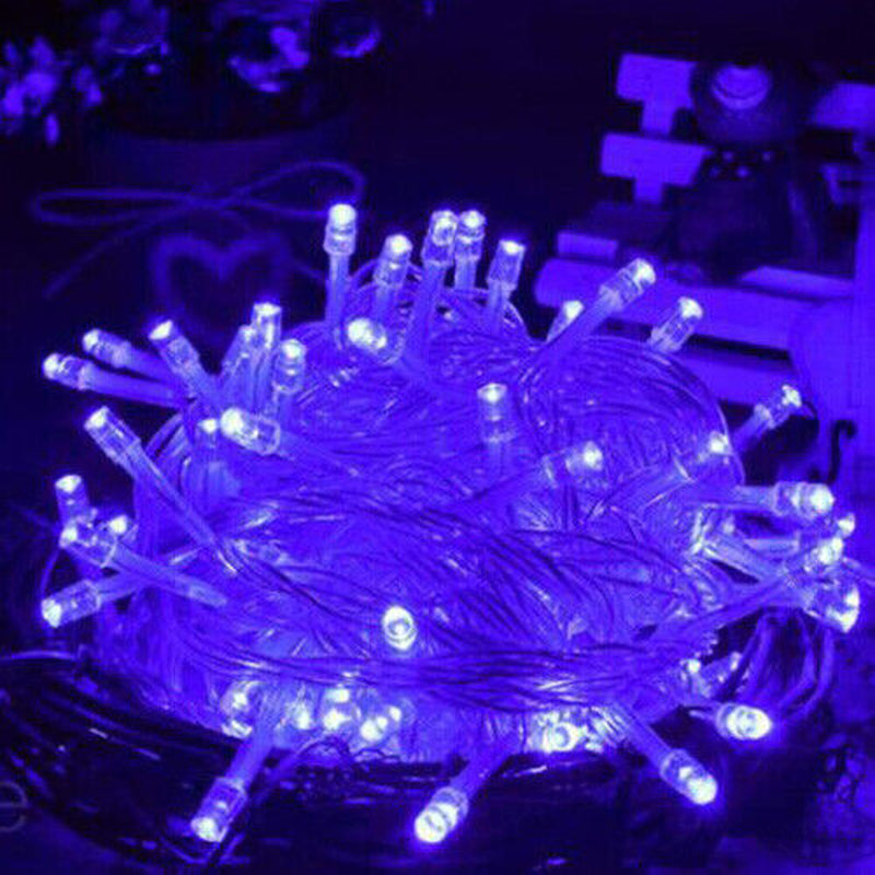 10M-50M LED Fairy String Light Waterproof Christmas Tree Outdoor Decor Wall Plug