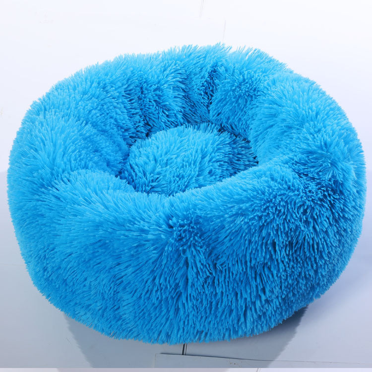 Dog Beds For Small Dogs Round Plush Cat Litter Kennel Pet Nest Mat Puppy Bed