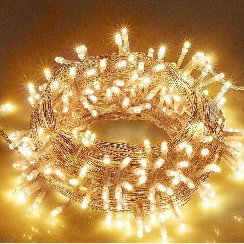 10M-50M LED Fairy String Light Waterproof Christmas Tree Outdoor Decor Wall Plug