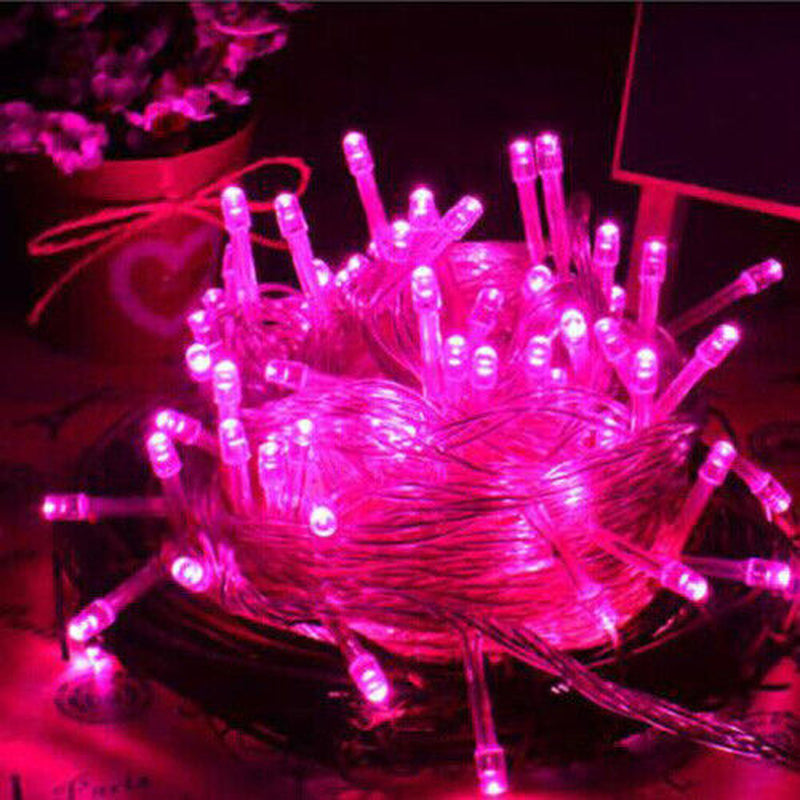 10M-50M LED Fairy String Light Waterproof Christmas Tree Outdoor Decor Wall Plug