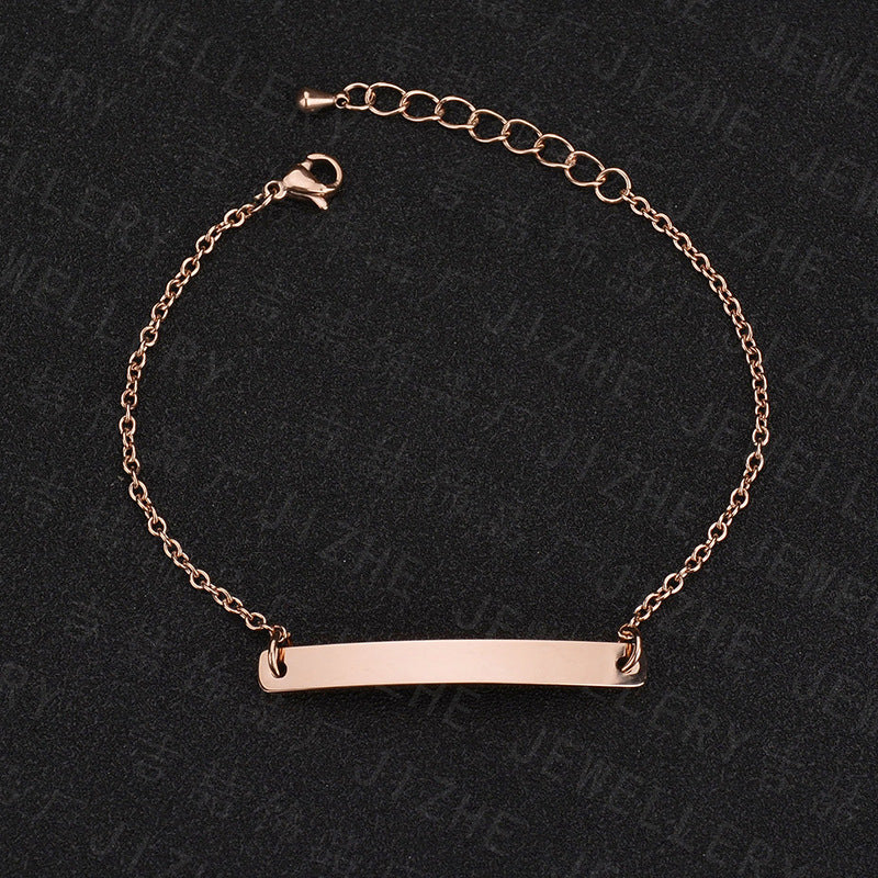 Personalize Bracelet Custom Engraved Name Bracelet