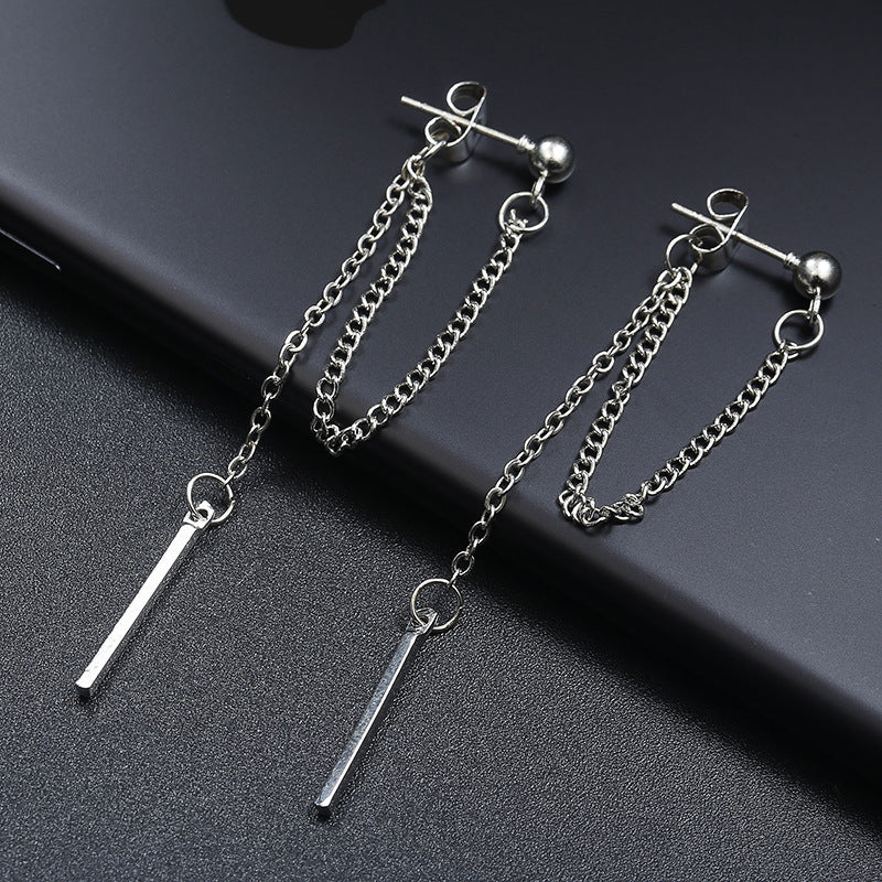 Chain Earrings For Women Personalized Cold Style All-match Ear Clip