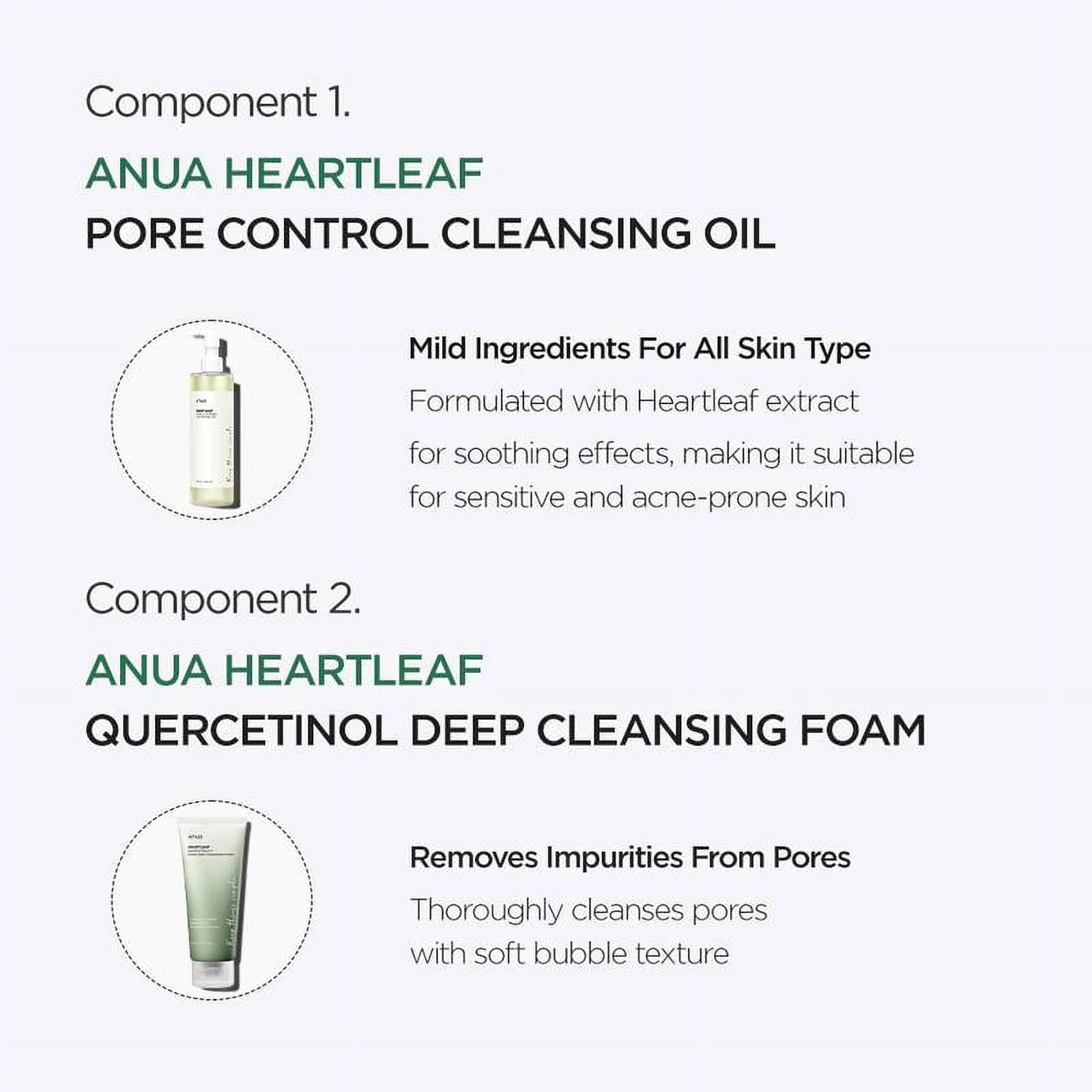 5Pcs  Skin Care Set, 4% Tranexamic Ceramide Vitamin B12+ Quercetinol Pore Deep Cleansing Foam +Pore Control Cleansing Oil + 77% Soothing Toner + 70% Daily Lotion