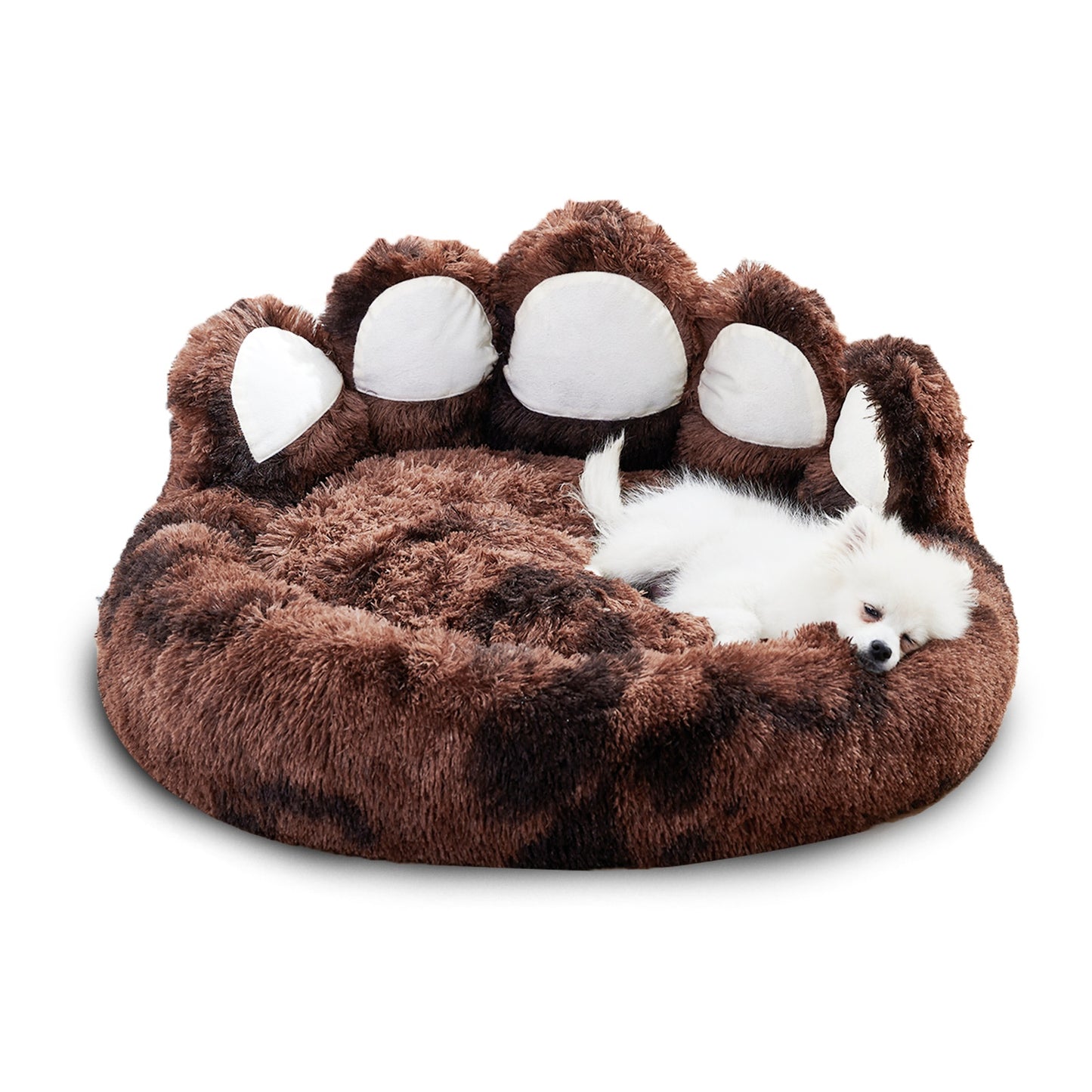 Cute Dog Bear Paw Shape Dog Bed, Dog Beds & Furniture For Small And Medium Dogs, Cozy Plush Cute Cat Beds For Indoor Cats