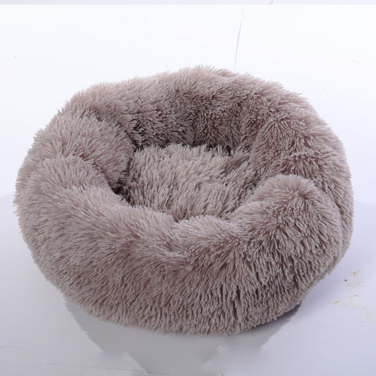 Dog Beds For Small Dogs Round Plush Cat Litter Kennel Pet Nest Mat Puppy Bed