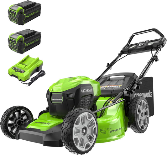 Propelled Lawn Mower 75 Compatible Tools 24 40V 21" Brushless Cordless (Smart Pace / Self-Propelled) Lawn Mower (75+ Compatible Tools), (2) 4.0Ah Batteries and Charger Included