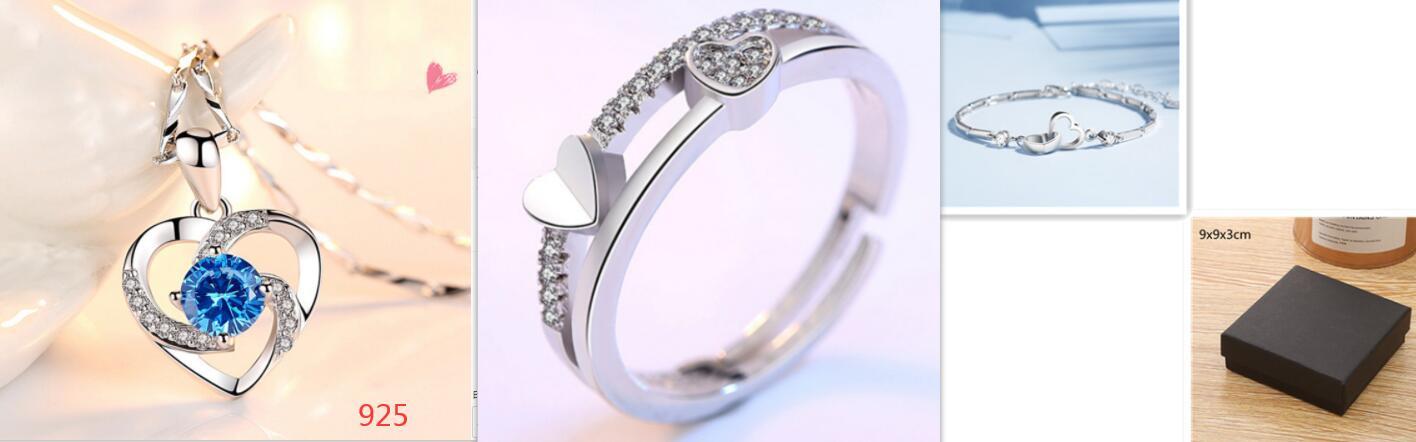 Charms 925 Sterling Silver Bracelets Bangles for Women