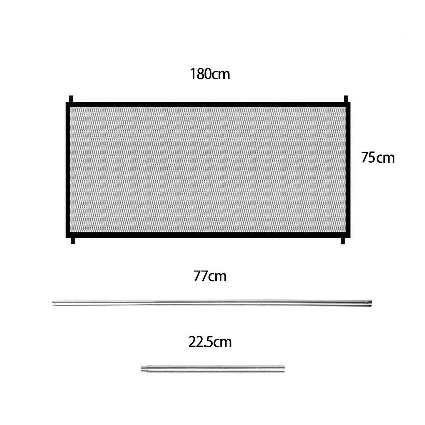 Pet Dog Fence Gate Safeguard Safety Enclosure Dog Fences Dog Gate the Ingenious Mesh Magic Pet Gate Pet Supplies