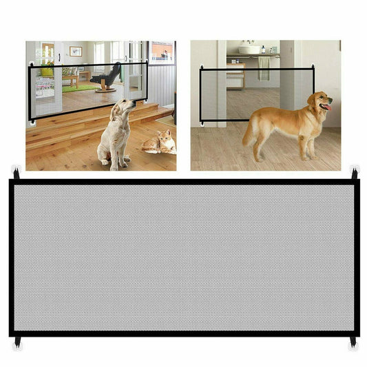 Pet Dog Fence Gate Safeguard Safety Enclosure Dog Fences Dog Gate the Ingenious Mesh Magic Pet Gate Pet Supplies