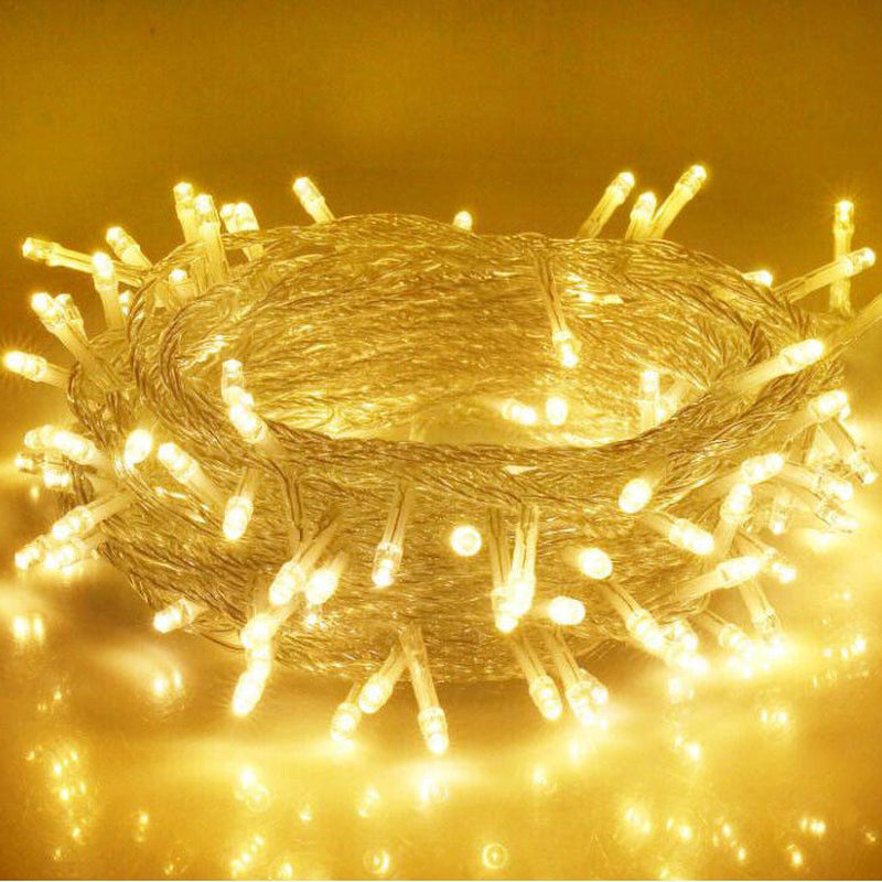 10M-50M LED Fairy String Light Waterproof Christmas Tree Outdoor Decor Wall Plug