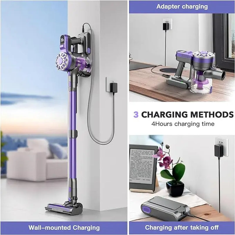 V07 100Kpa Wireless Handheld Vacuum Cleaners 180W Suction Power Cordless Stick Vaccum Cleaner for Pet Home 0.9L Dust Cup